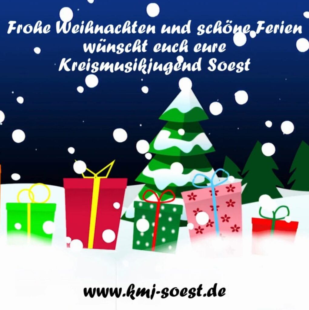 Weihnachtsgruß 2024 der Kreismusikjugend Soest